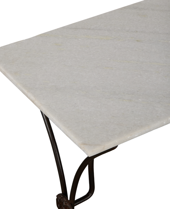 Trellis Marble Bistro Table - Rectangle