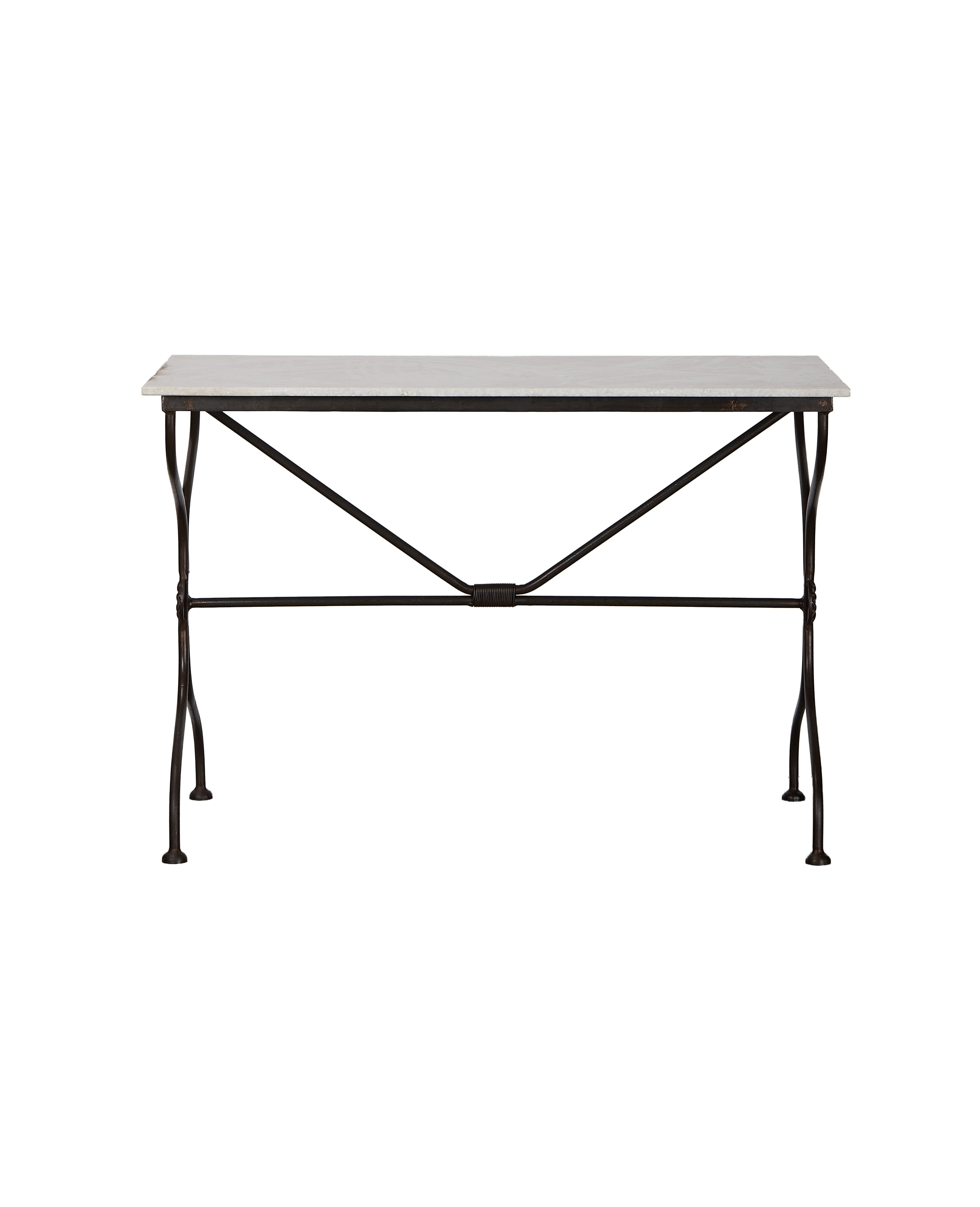 Trellis Marble Bistro Table - Rectangle