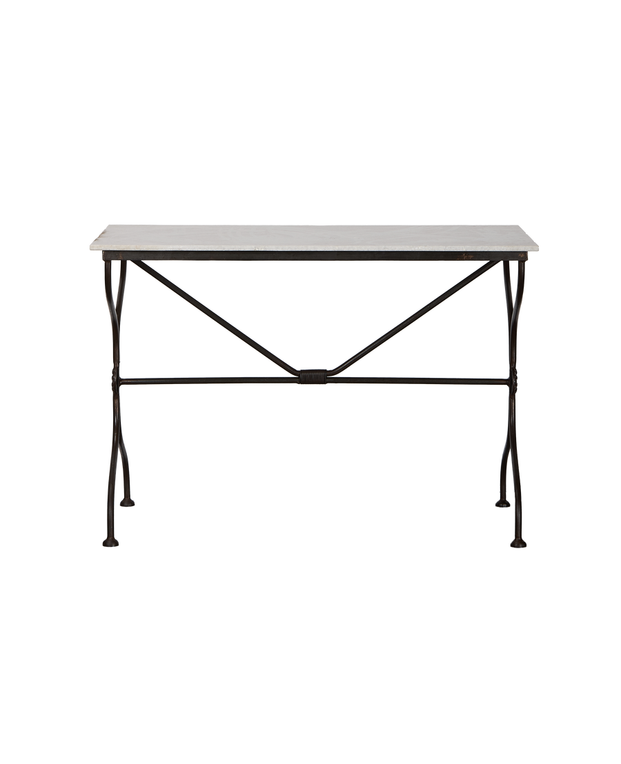 Trellis Marble Bistro Table - Rectangle