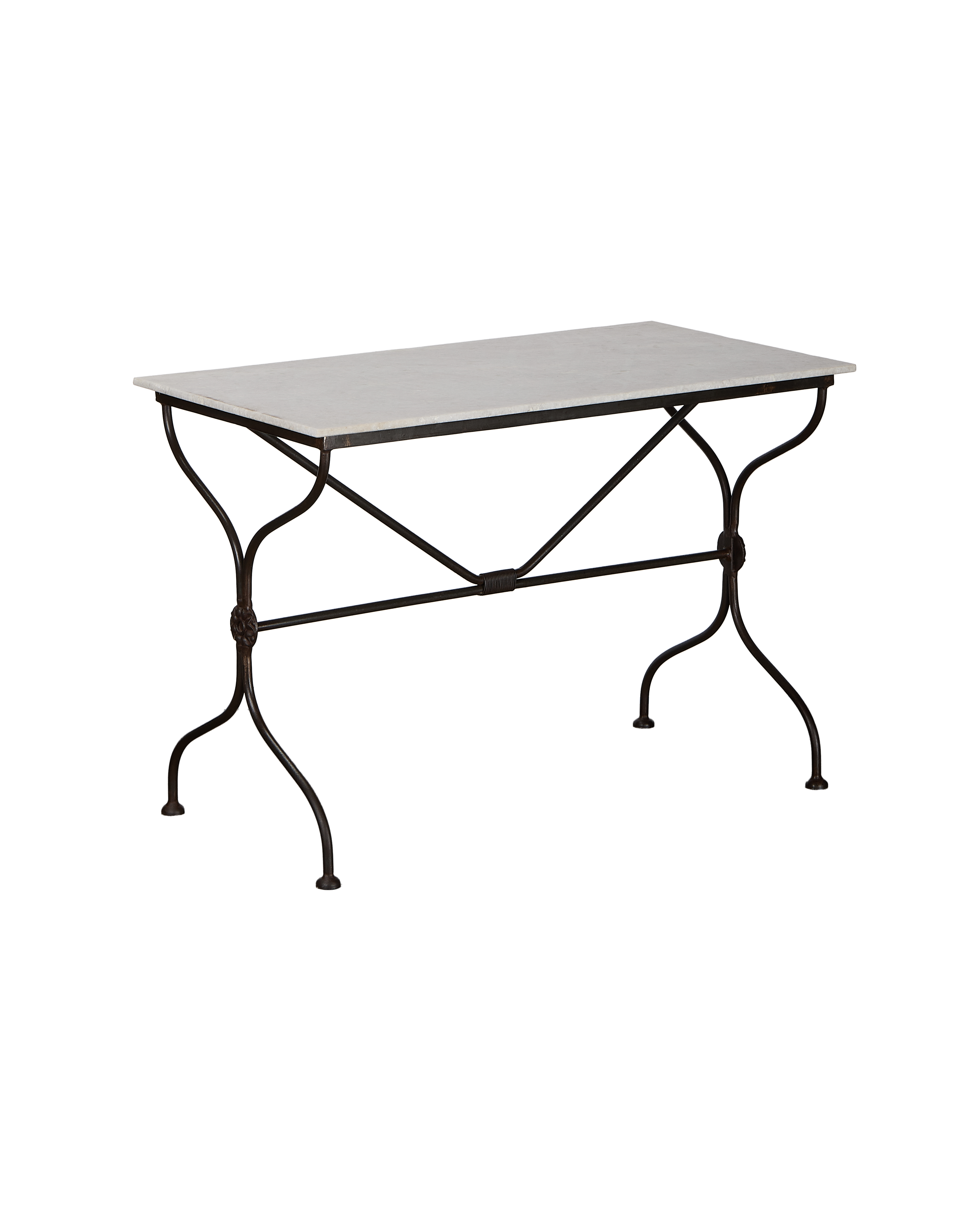 Trellis Marble Bistro Table - Rectangle