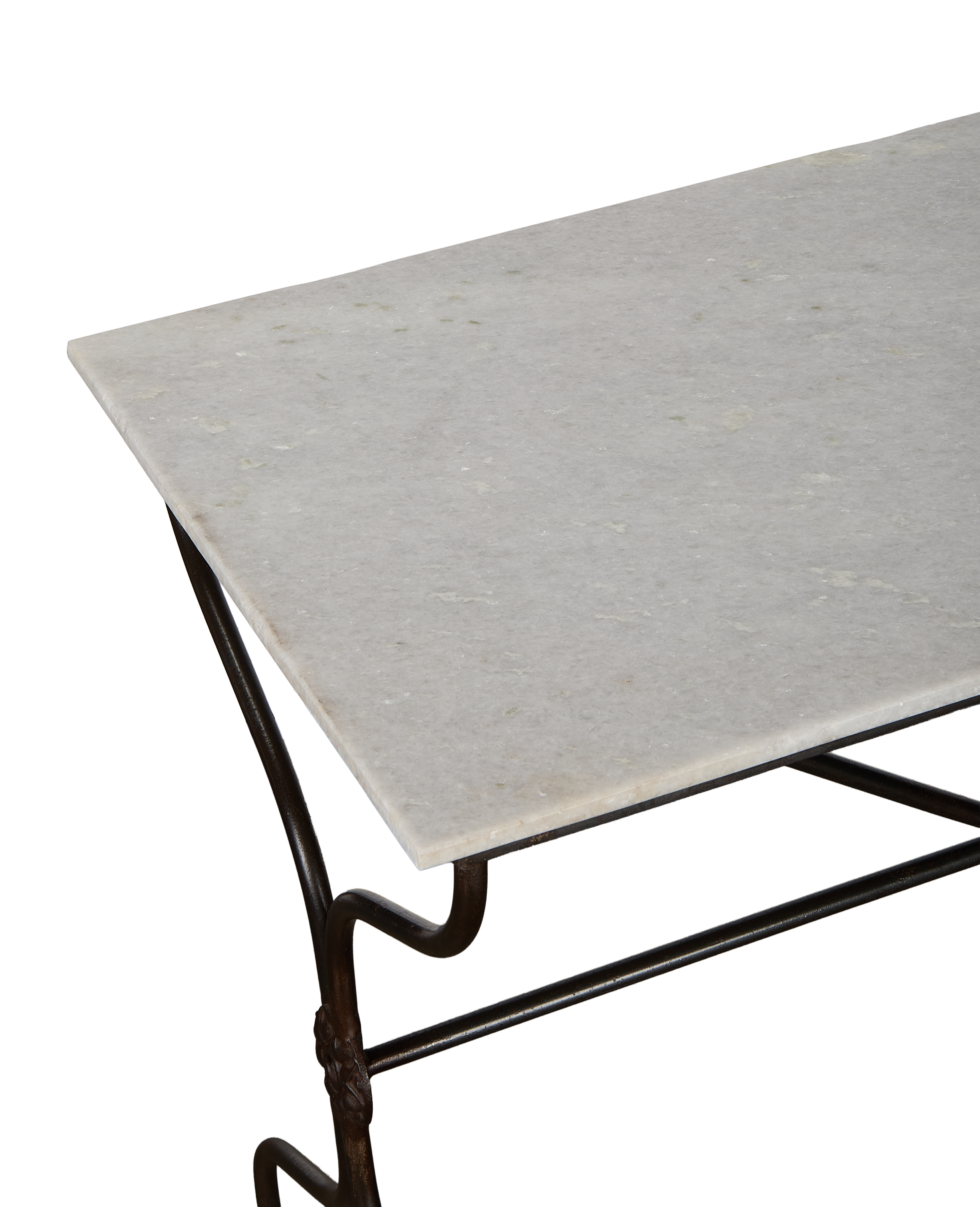Trellis Marble Bistro Table - Rectangle