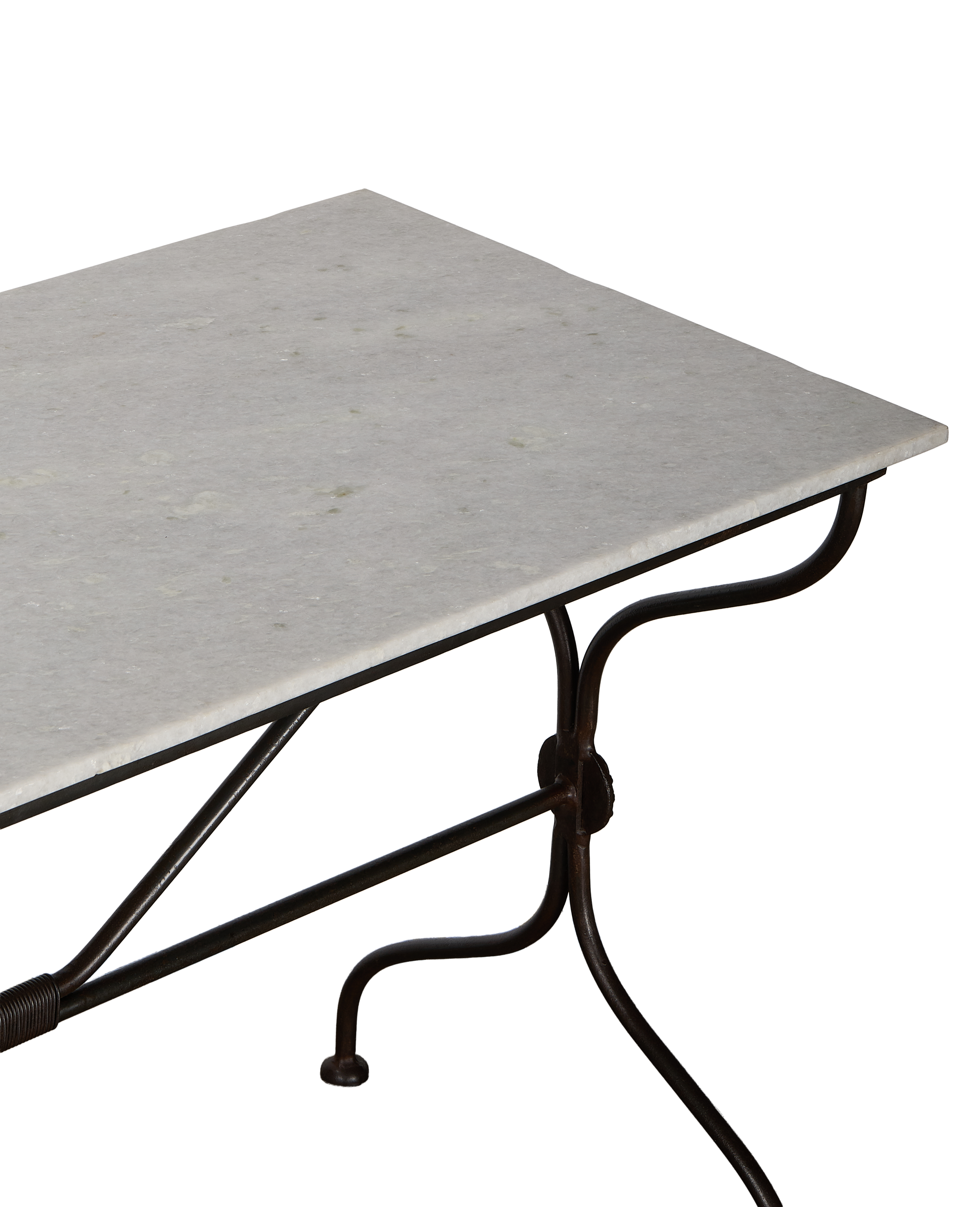 Trellis Marble Bistro Table - Rectangle