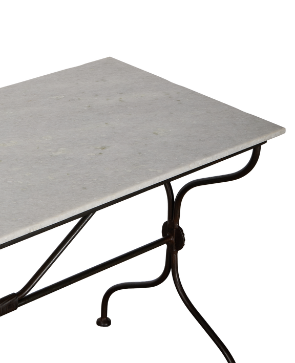 Trellis Marble Bistro Table - Rectangle