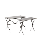 Trellis Marble Bistro Table - Rectangle