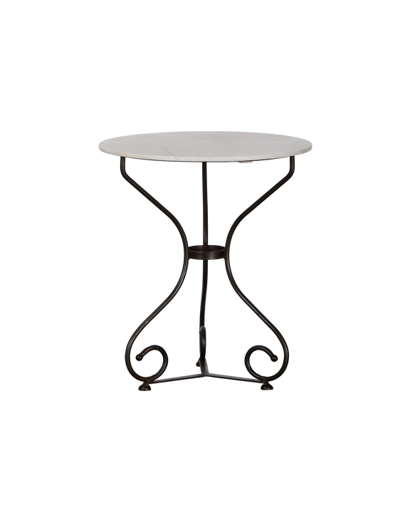 Trellis Marble Bistro Table - Round