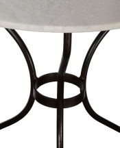 Trellis Marble Bistro Table - Round