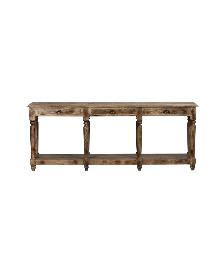 Wood Console - Natural