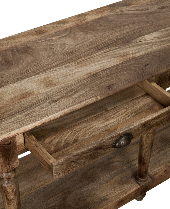Wood Console - Natural