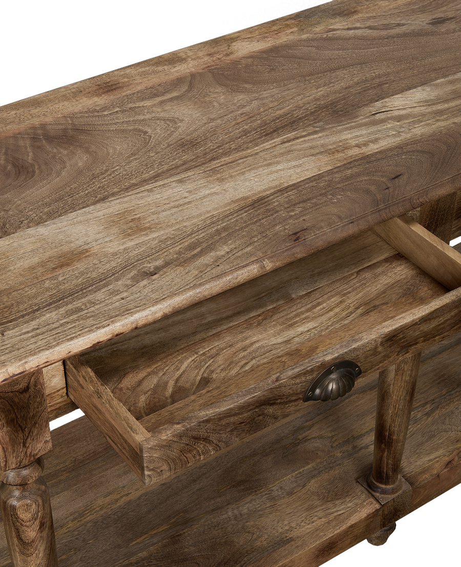 Wood Console - Natural