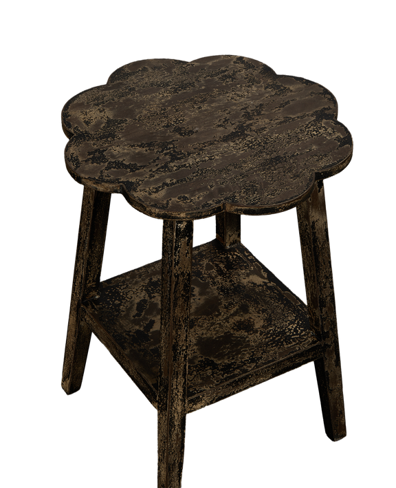 Wood Side Table - Painted