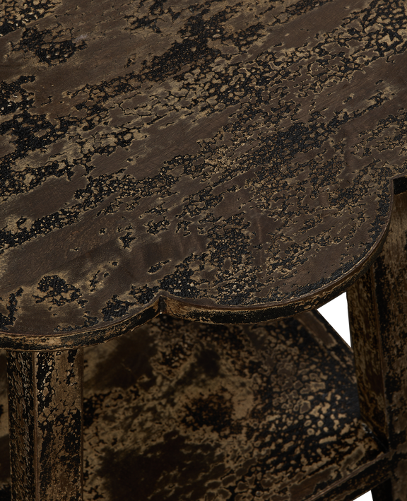 Wood Side Table - Painted