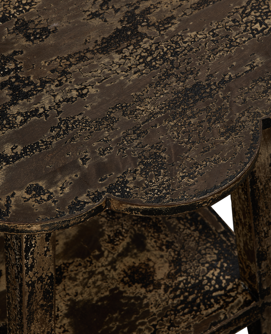 Wood Side Table - Painted