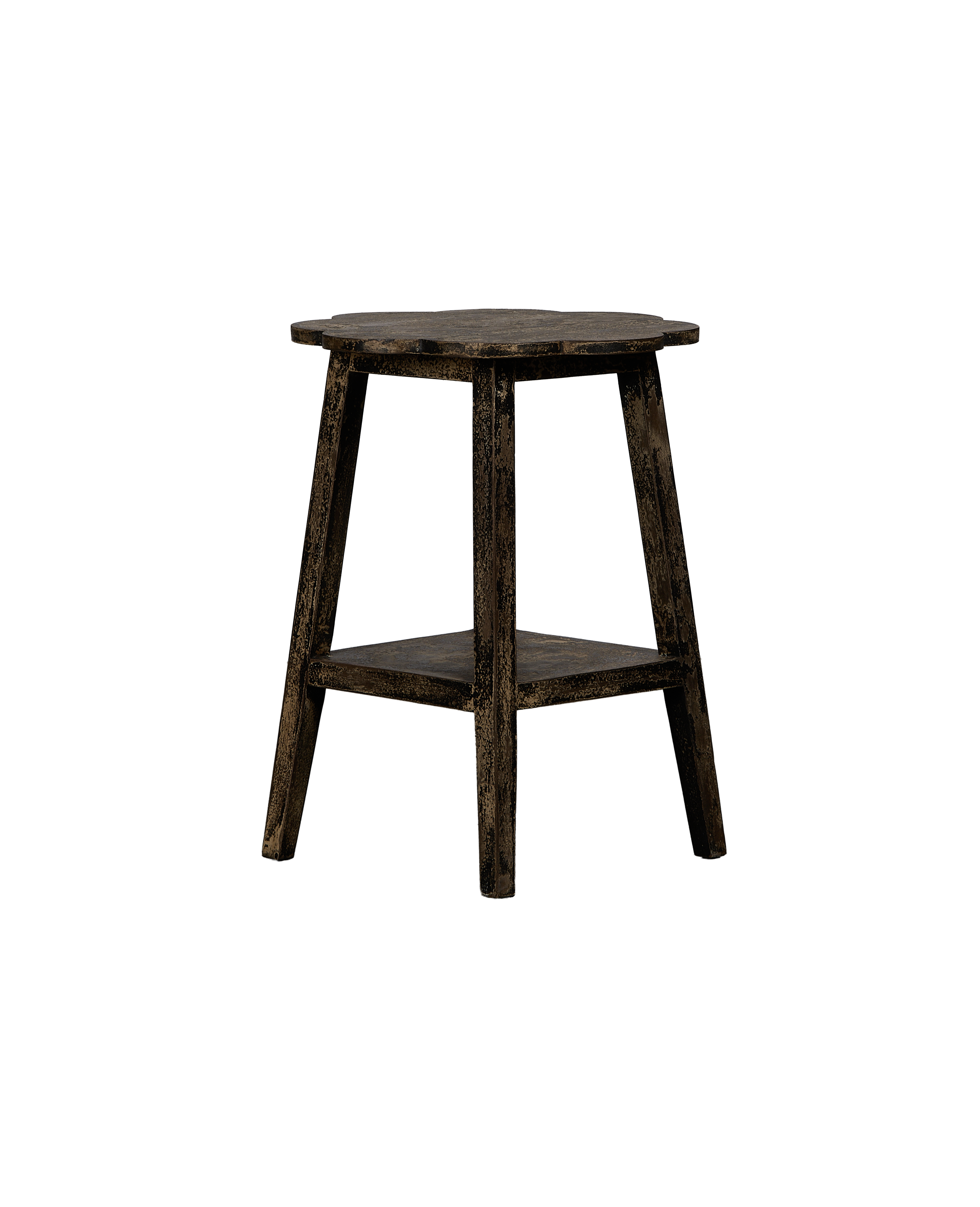 Wood Side Table - Painted