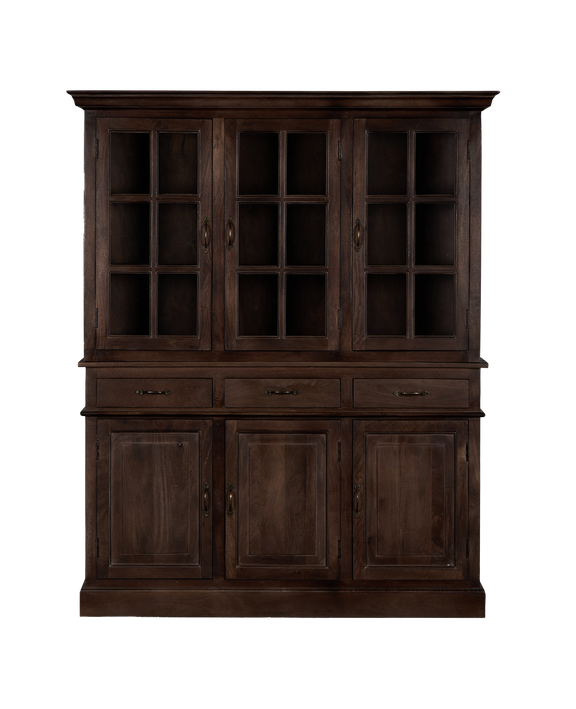 Abbey Two-Piece Display Cabinet