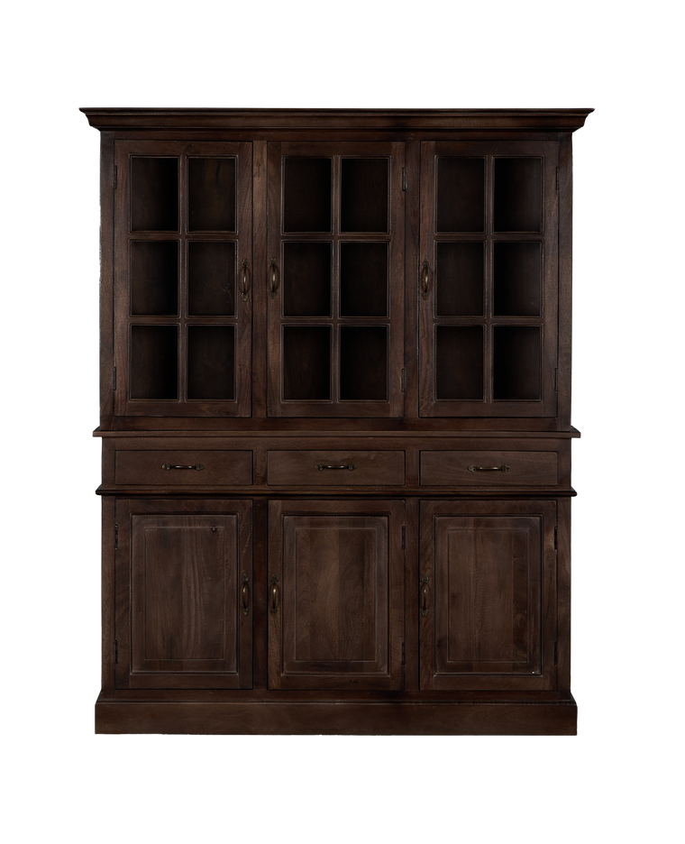 Abbey Two-Piece Display Cabinet