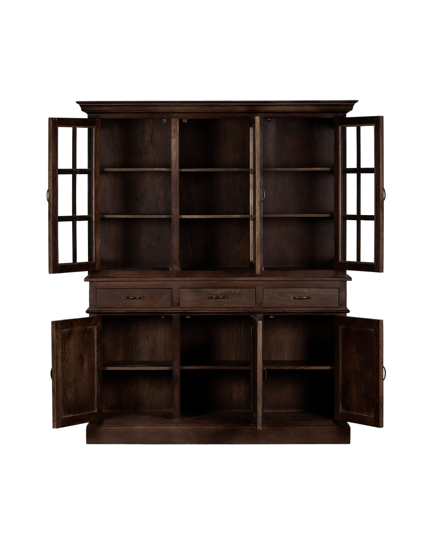 Abbey Two-Piece Display Cabinet