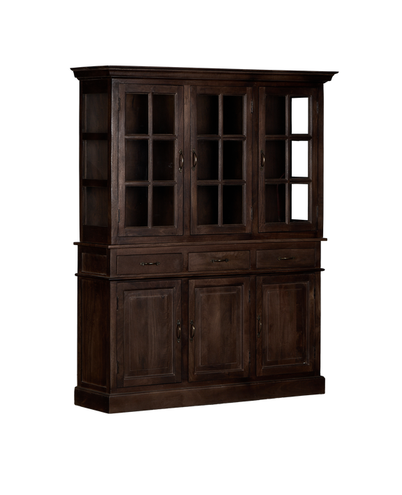 Abbey Two-Piece Display Cabinet