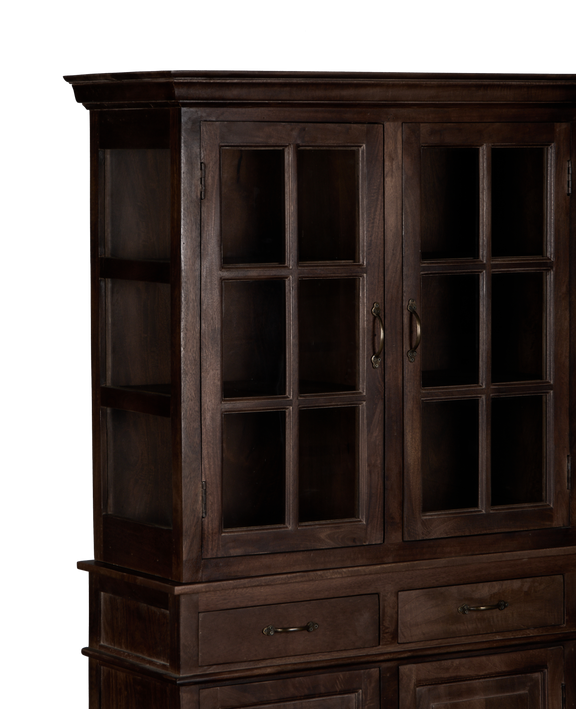 Abbey Two-Piece Display Cabinet