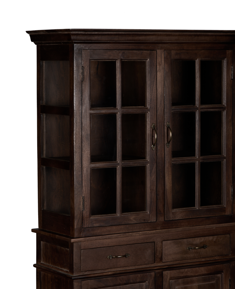 Abbey Two-Piece Display Cabinet