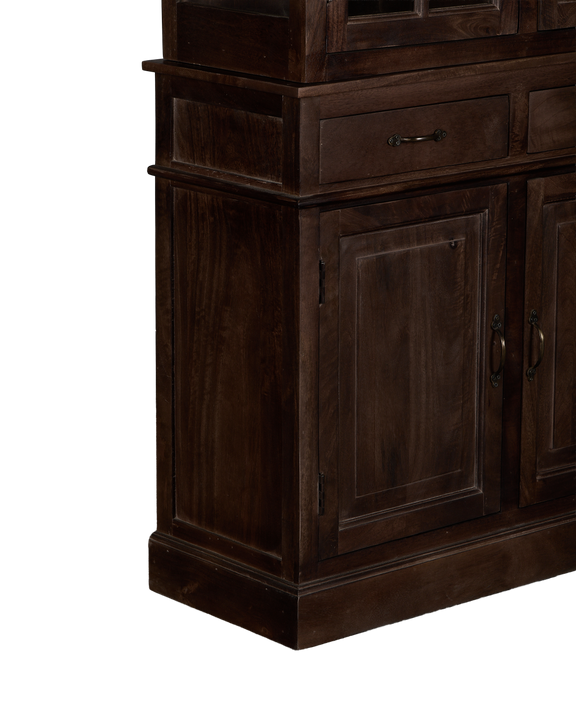 Abbey Two-Piece Display Cabinet