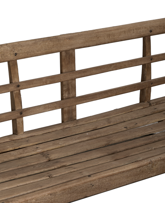 Wood Sitting Bench - Natural