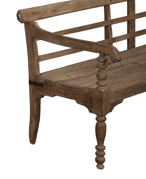 Wood Sitting Bench - Natural