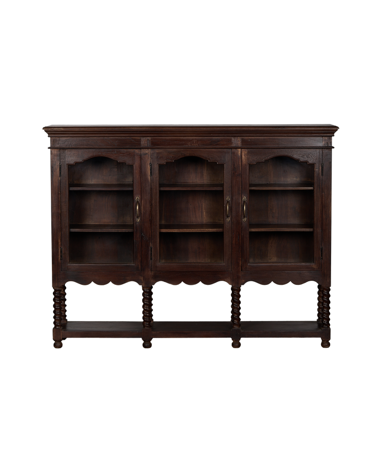 Barley Twist Glazed Sideboard - Stained