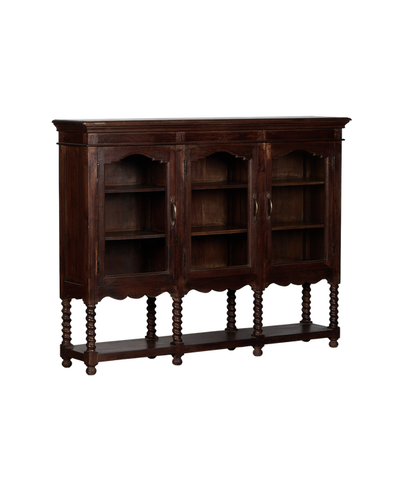 Barley Twist Glazed Sideboard - Stained