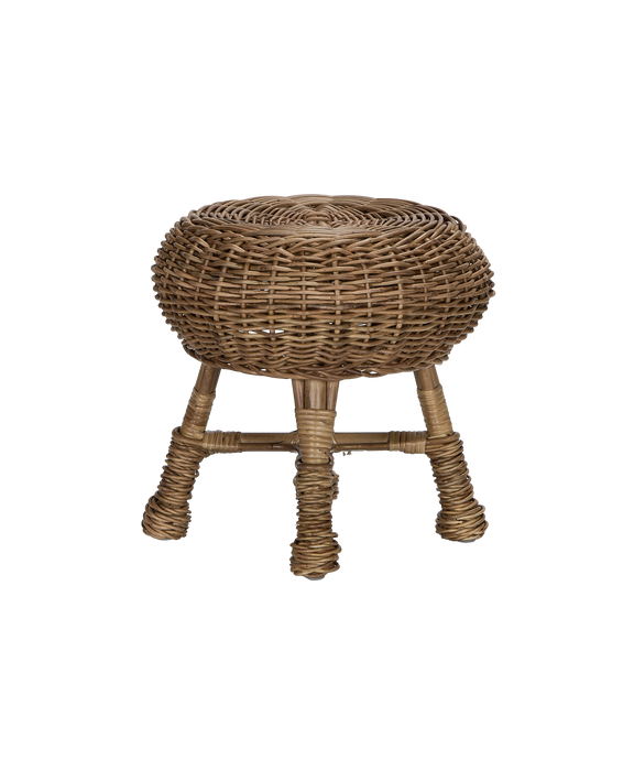 Feet Up Rattan Footstool