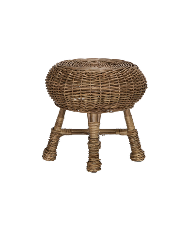 Feet Up Rattan Footstool