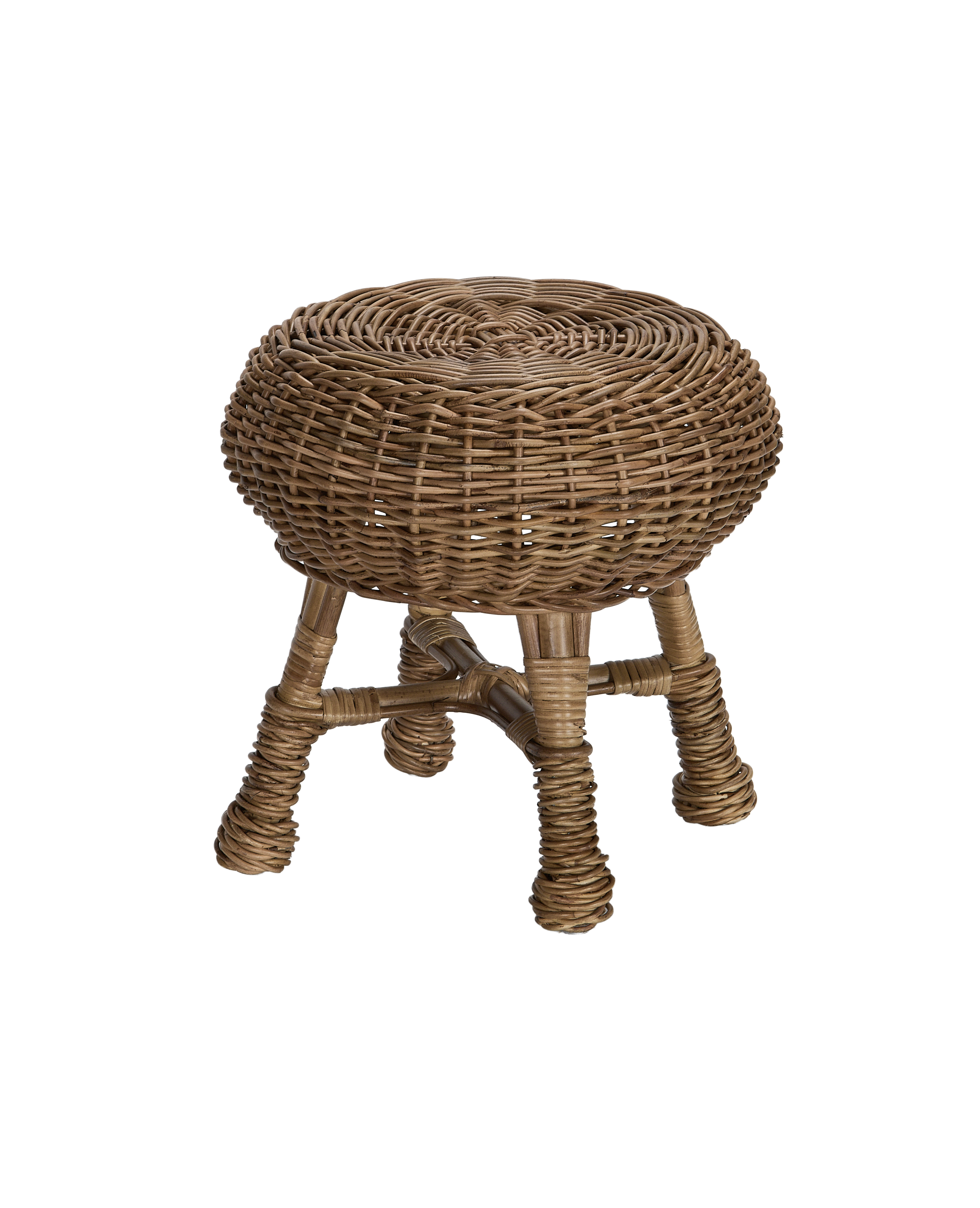Feet Up Rattan Footstool
