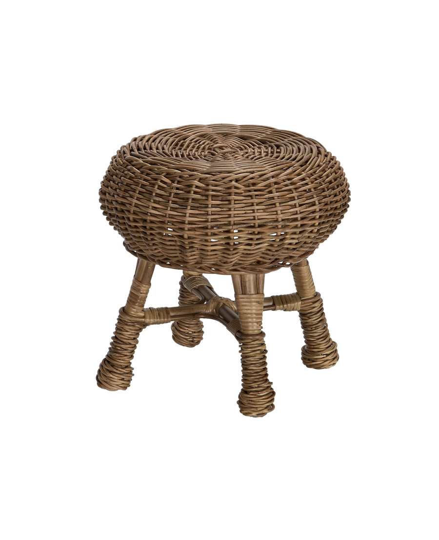 Feet Up Rattan Footstool