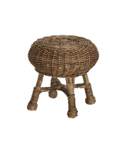 Feet Up Rattan Footstool