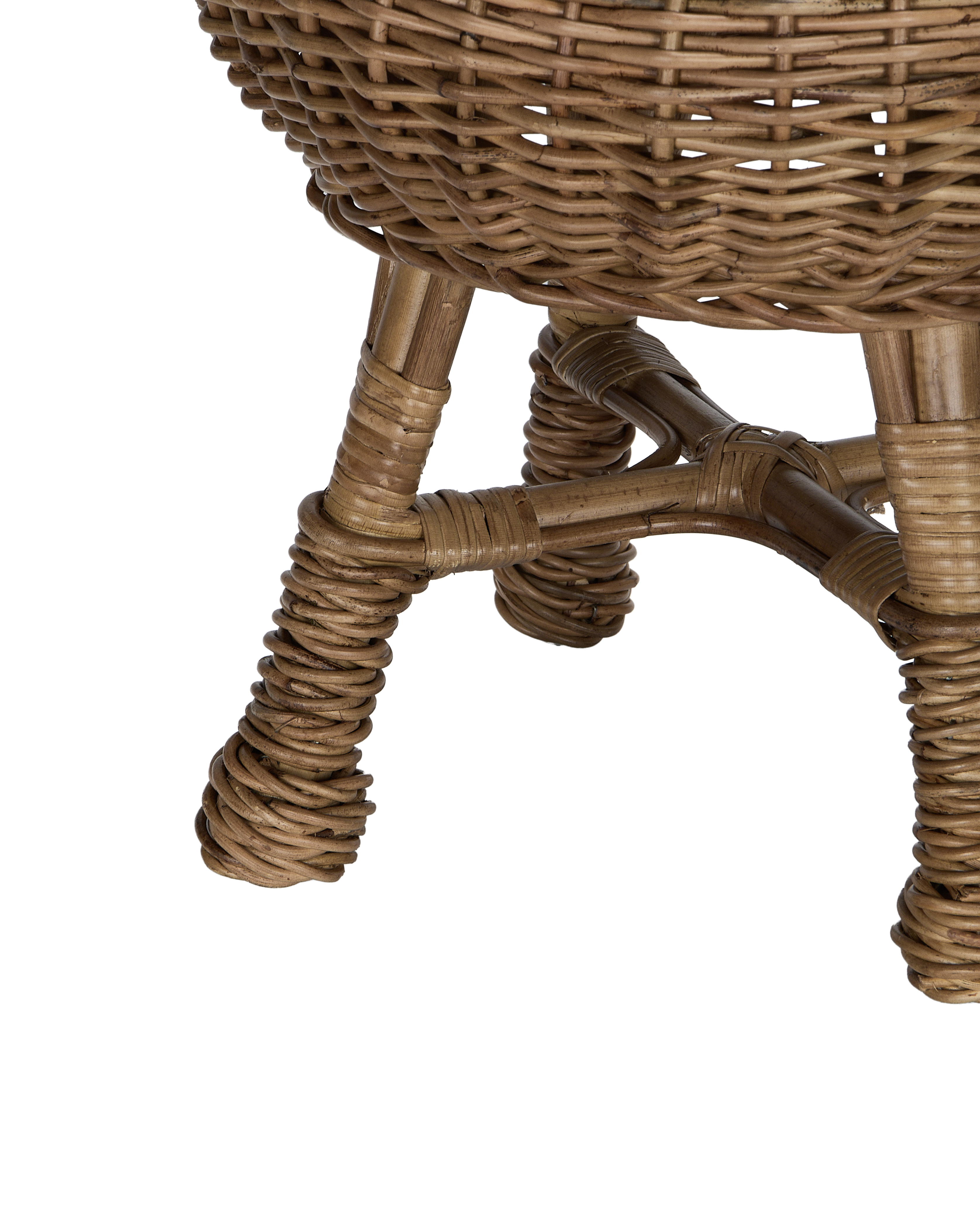 Feet Up Rattan Footstool