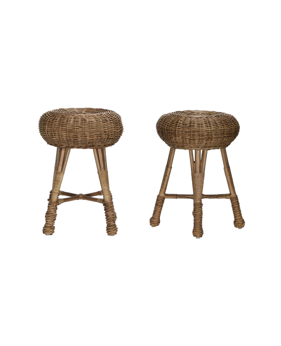 Sit Close Rattan Stool