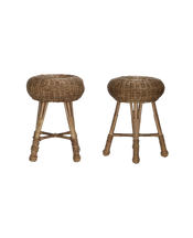 Sit Close Rattan Stool