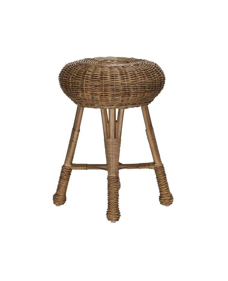 Sit Close Rattan Stool