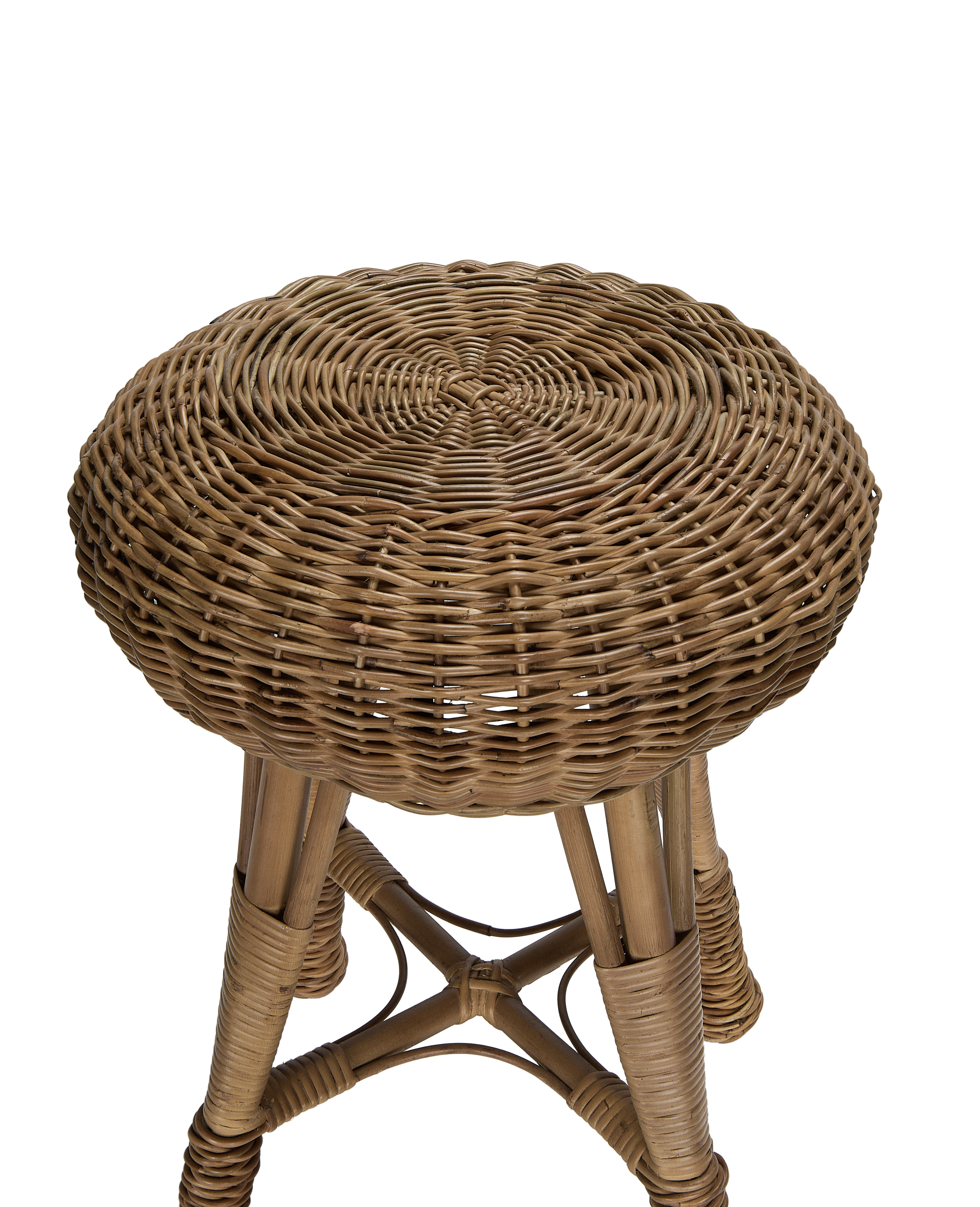 Sit Close Rattan Stool