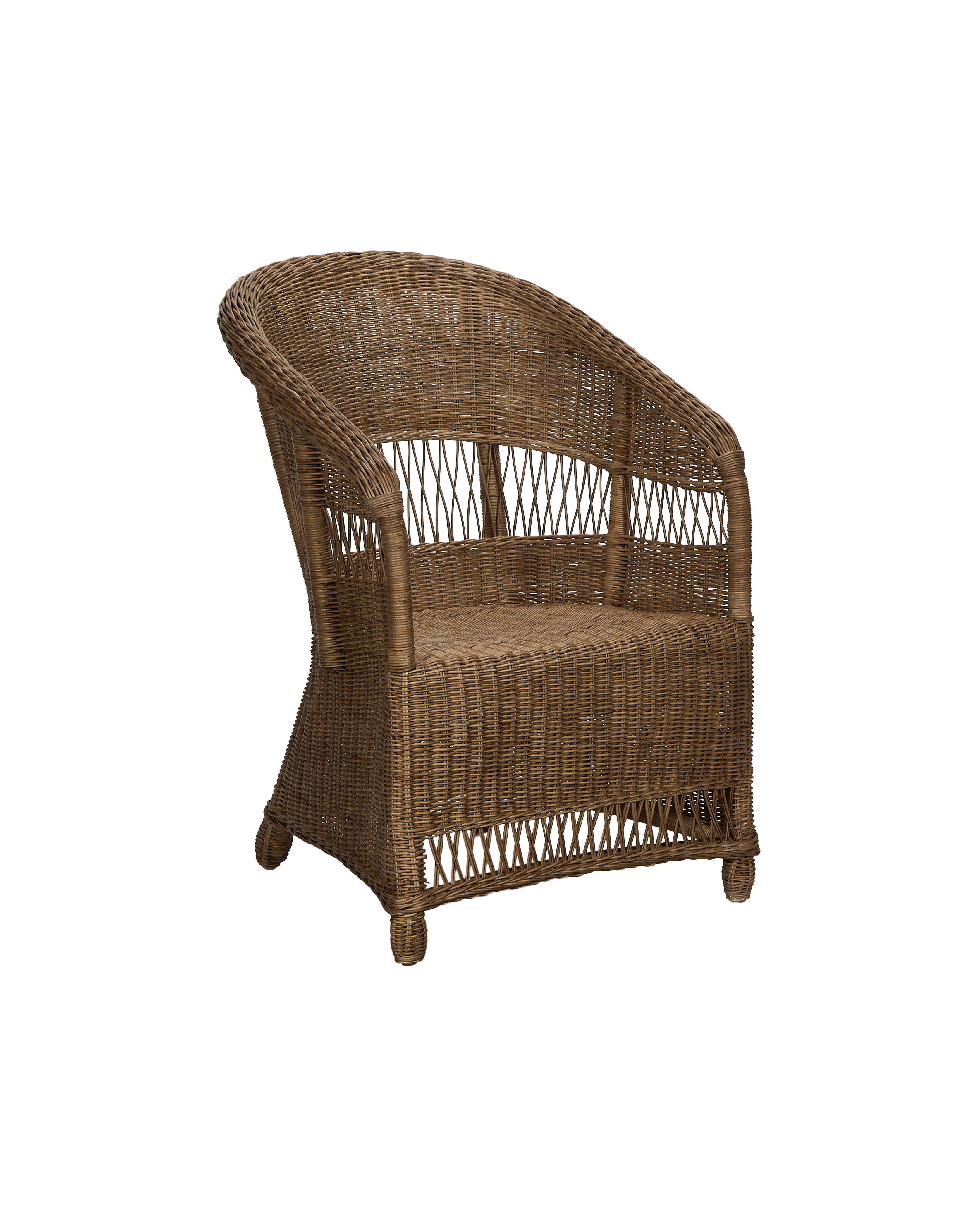 Cradle Rattan Dining Armchair