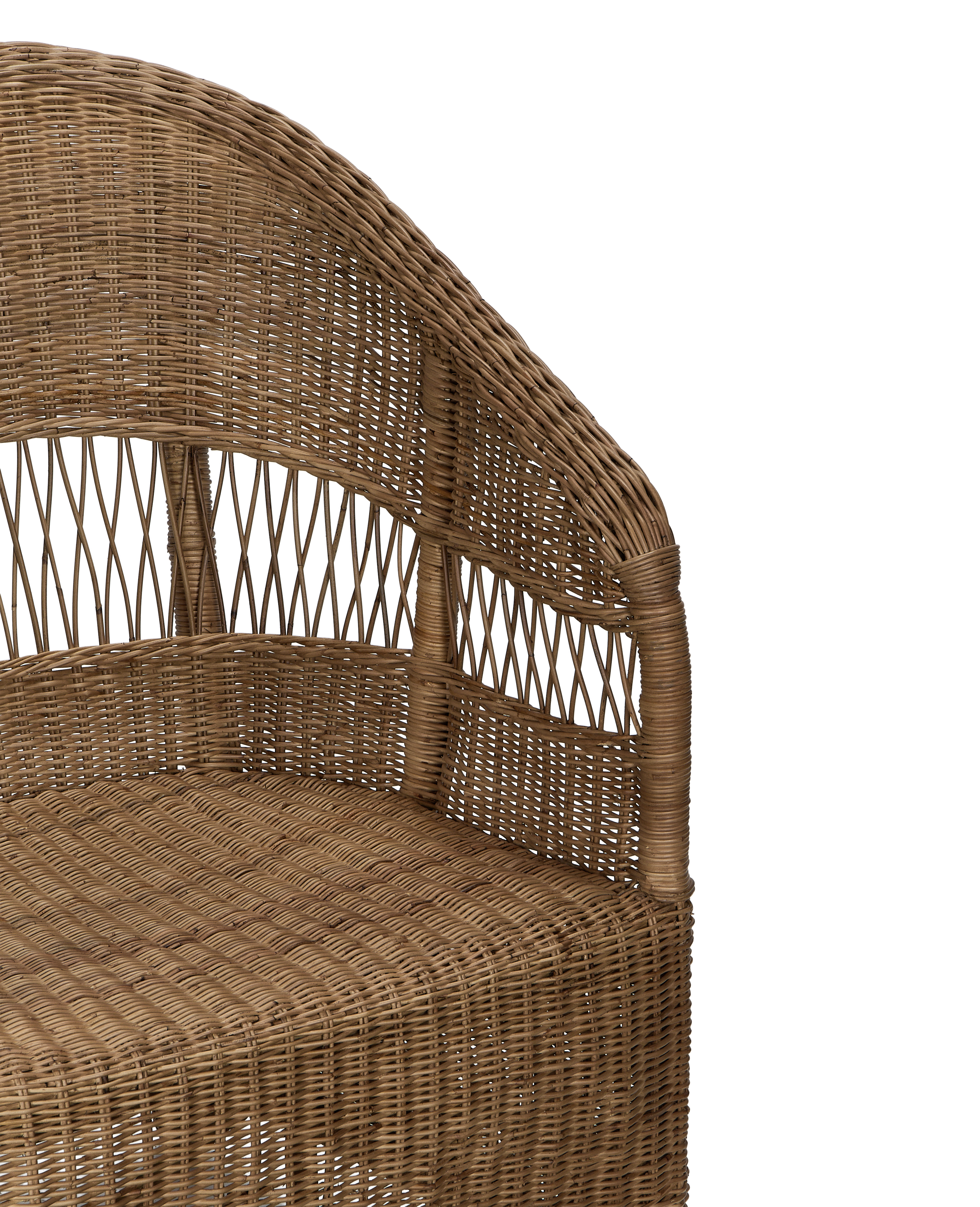 Cradle Rattan Dining Armchair