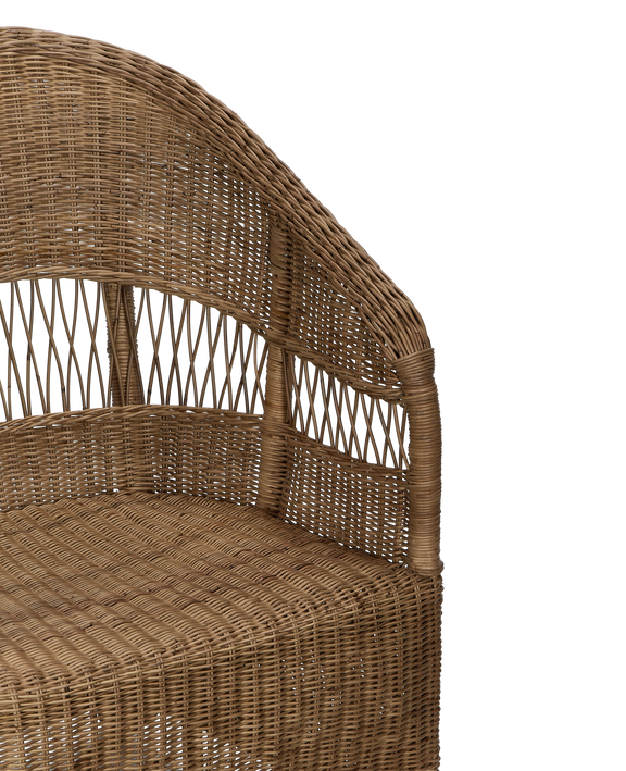 Cradle Rattan Dining Armchair