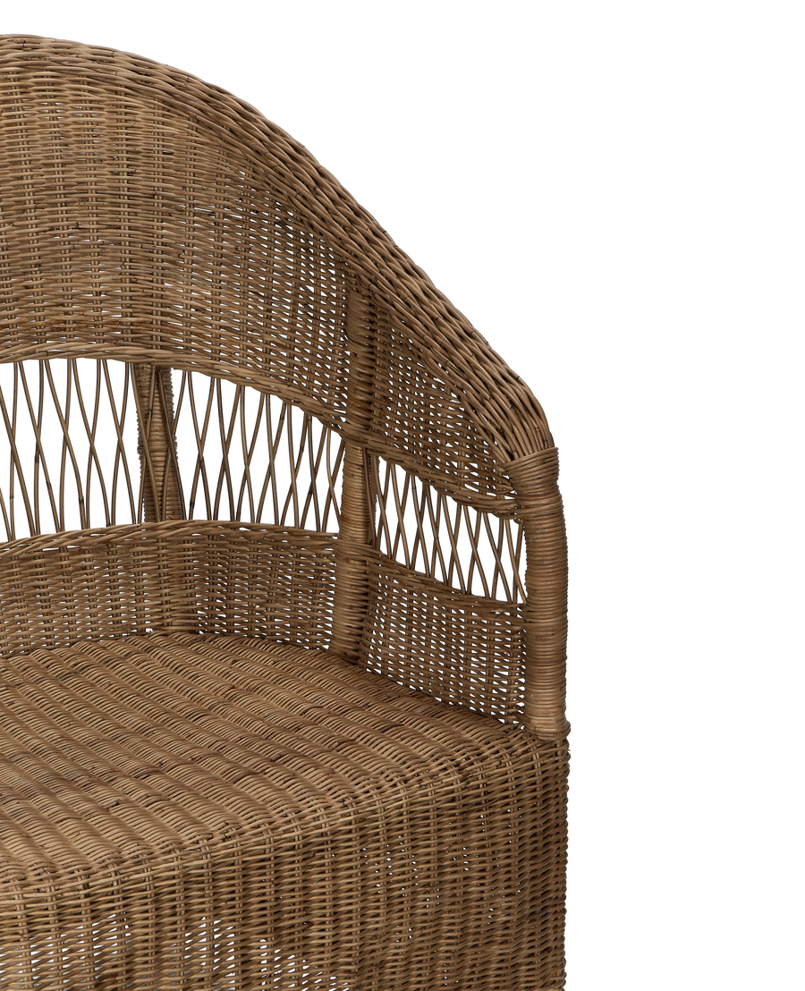 Cradle Rattan Dining Armchair