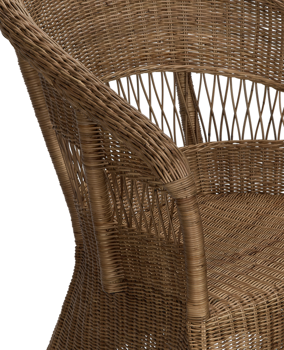 Cradle Rattan Dining Armchair