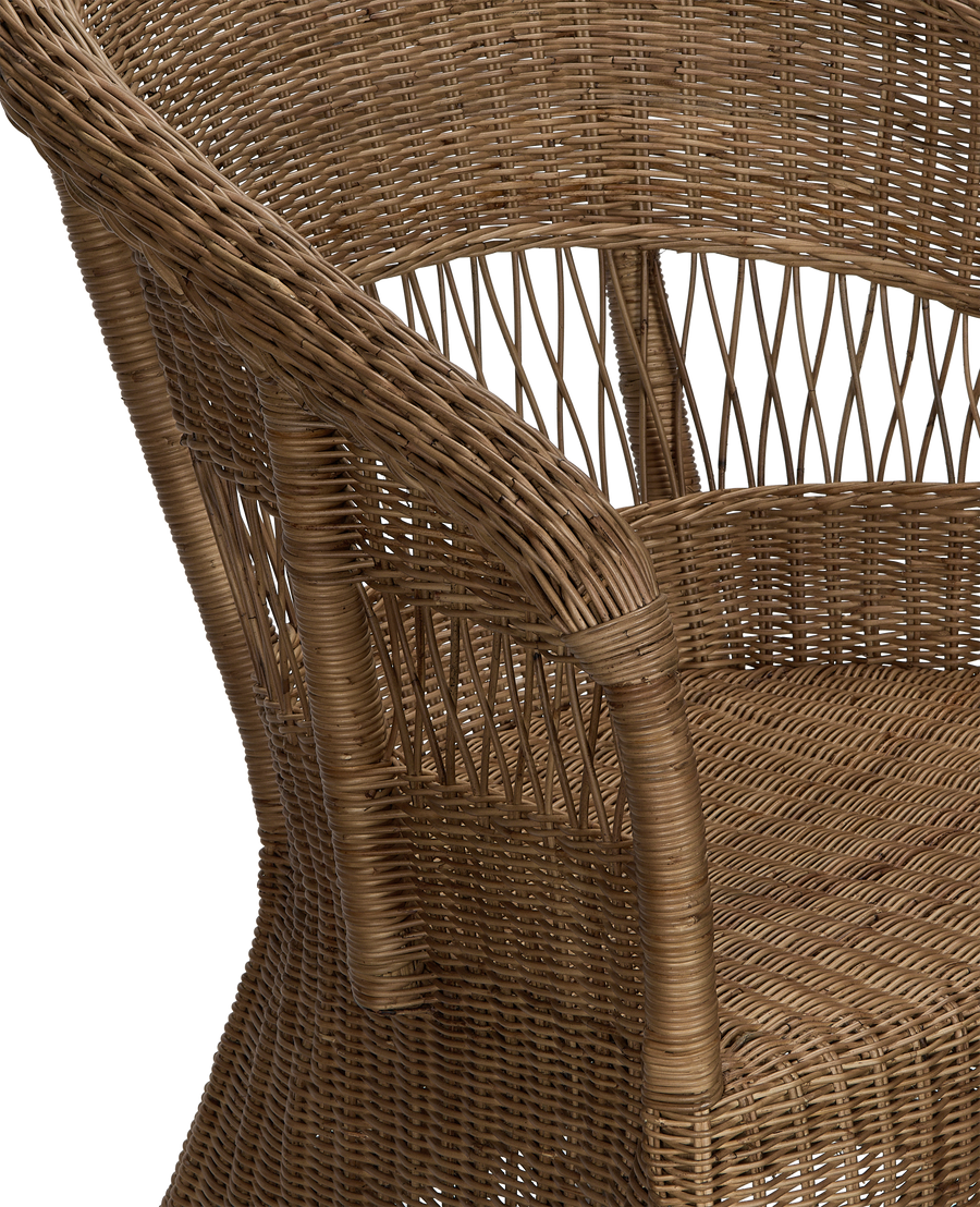 Cradle Rattan Dining Armchair