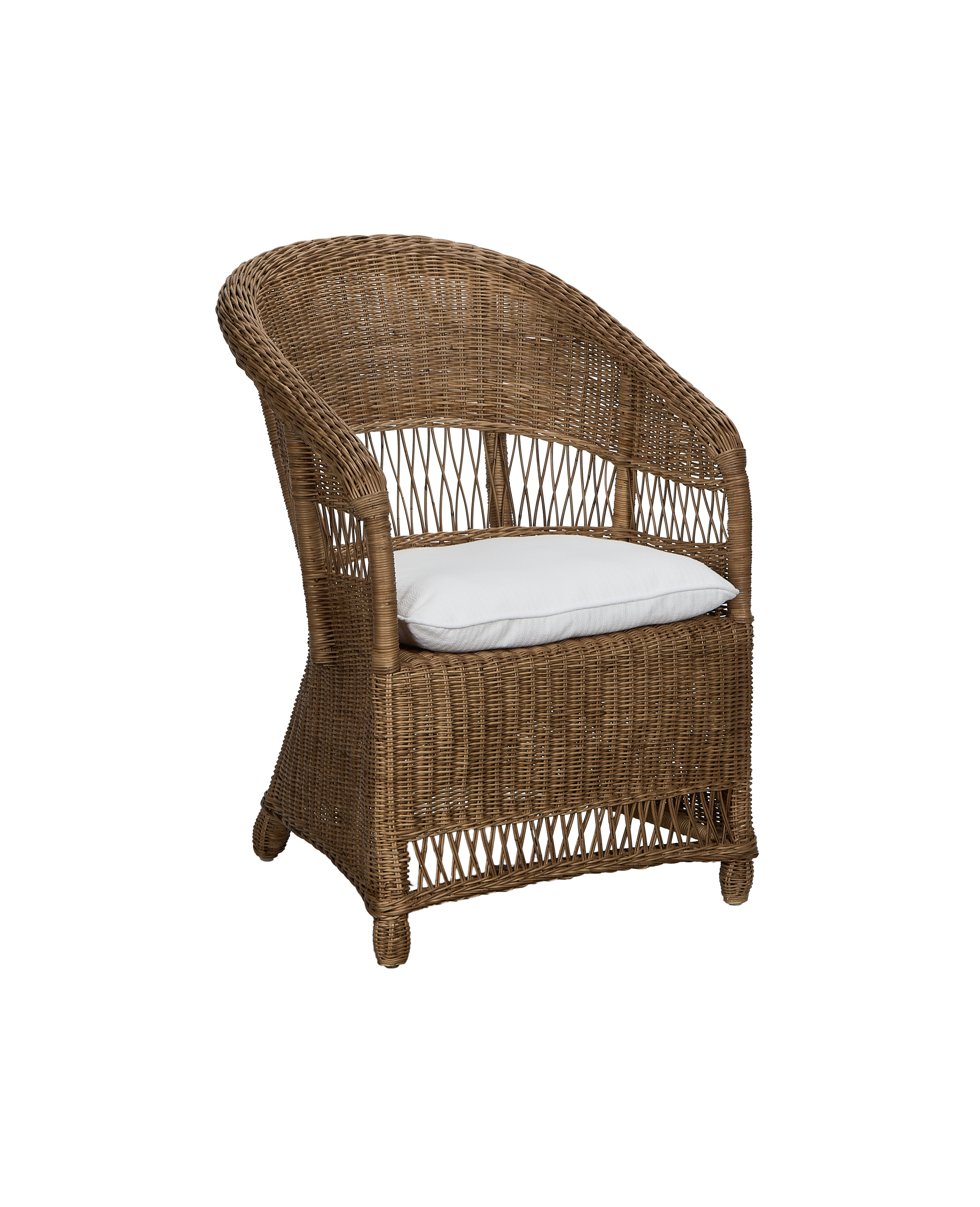 Cradle Rattan Dining Armchair