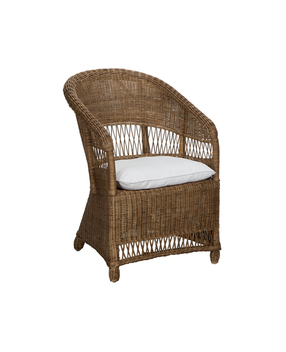 Cradle Rattan Dining Armchair
