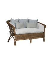 Sanctuary Rattan Loveseat - Shell