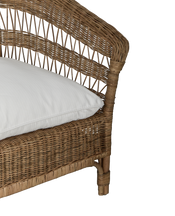 Sanctuary Rattan Loveseat - Shell