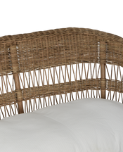 Sanctuary Rattan Loveseat - Shell