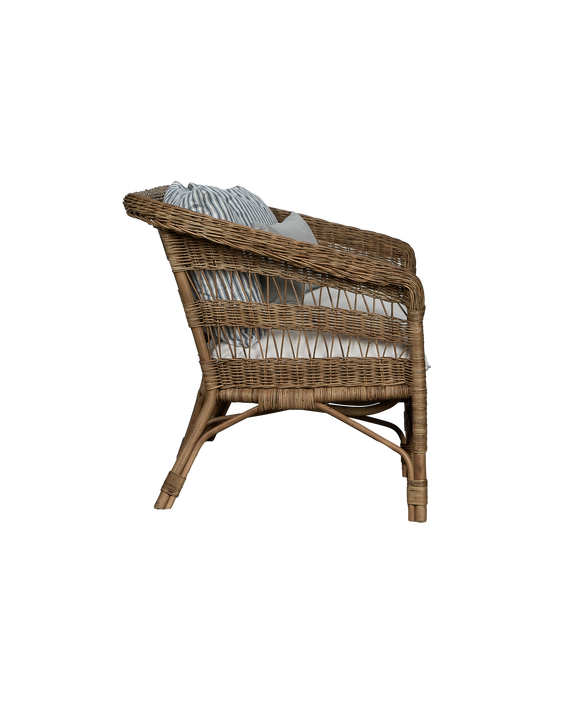 Sanctuary Rattan Loveseat - Shell